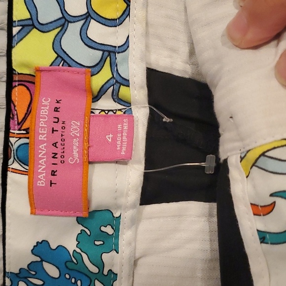 Vintage Black Flat Front Shorts Size 4 (#20) - Picture 2 of 4